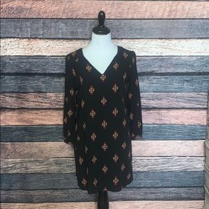 Long Sleeve Black Dress W/ Pretty Detailing